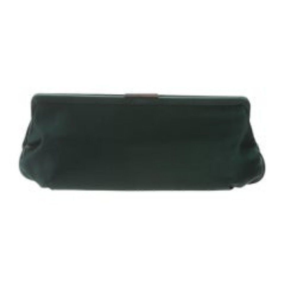 Tiffany & Co. Holly Satin Clutch- Green - Euc